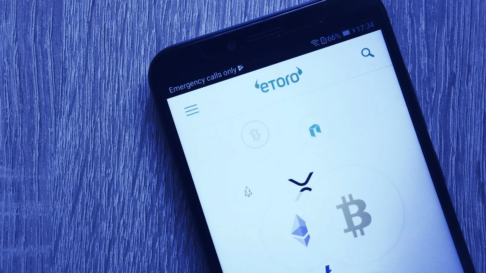 eToro has suspended trading for XPR due to the lawsuit against Ripple Labs. Image: Shutterstock