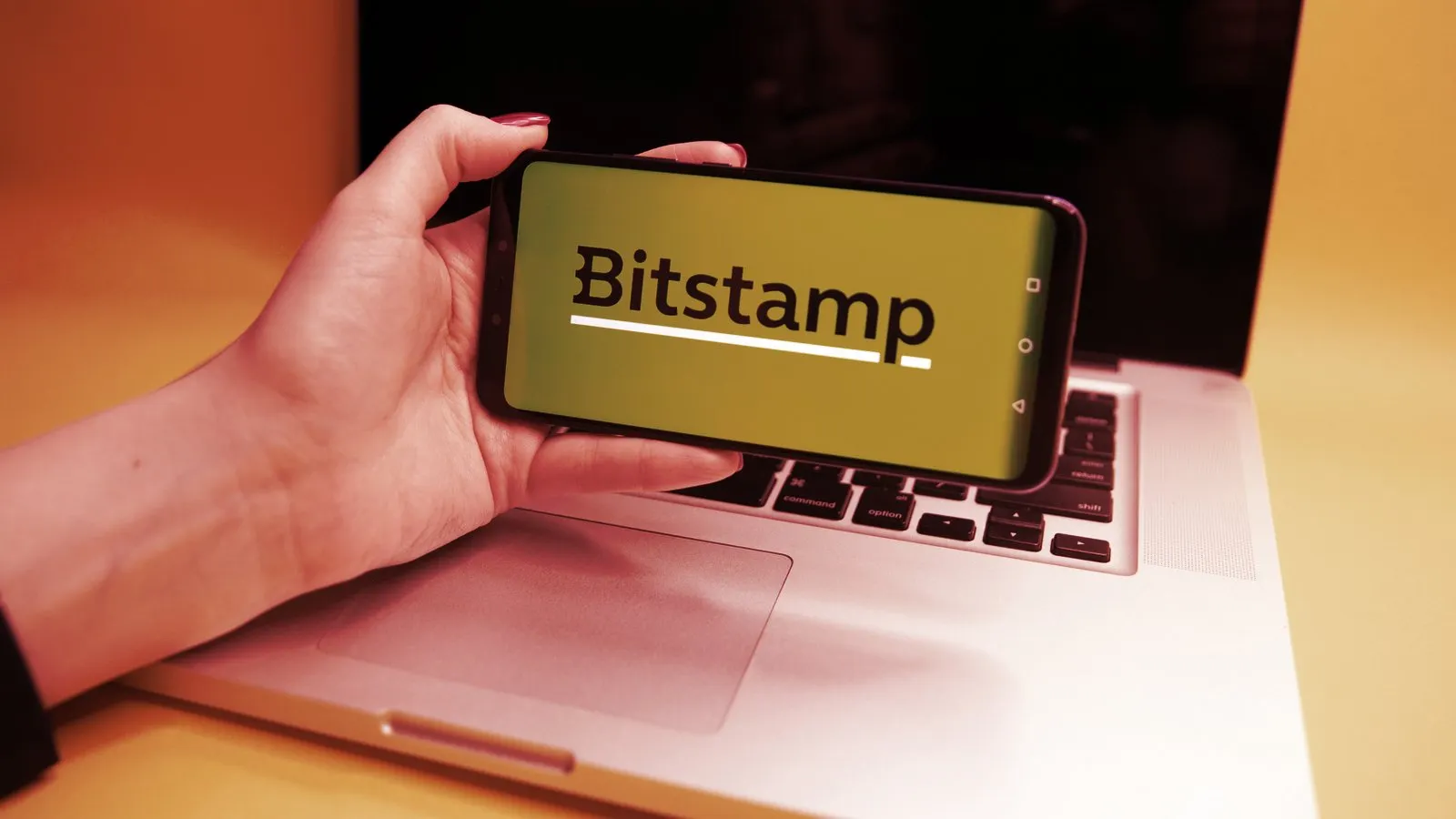 Logotipo de la plataforma de intercambio de criptomonedas Bitstamp. Imagen: Shutterstock