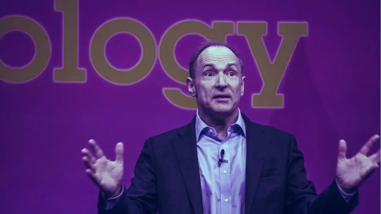 World Wide Web creator Tim Berners-Lee. Image: Shutterstock