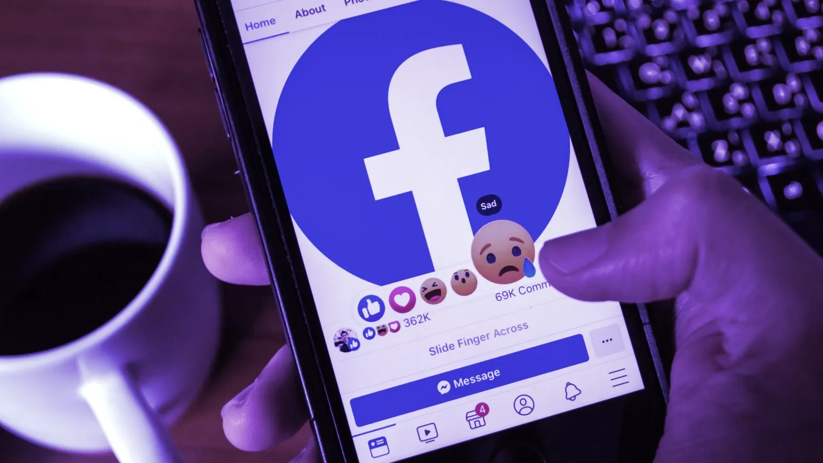 Facebook is down. Bitcoin is... you know the rest. Image: Shutterstock