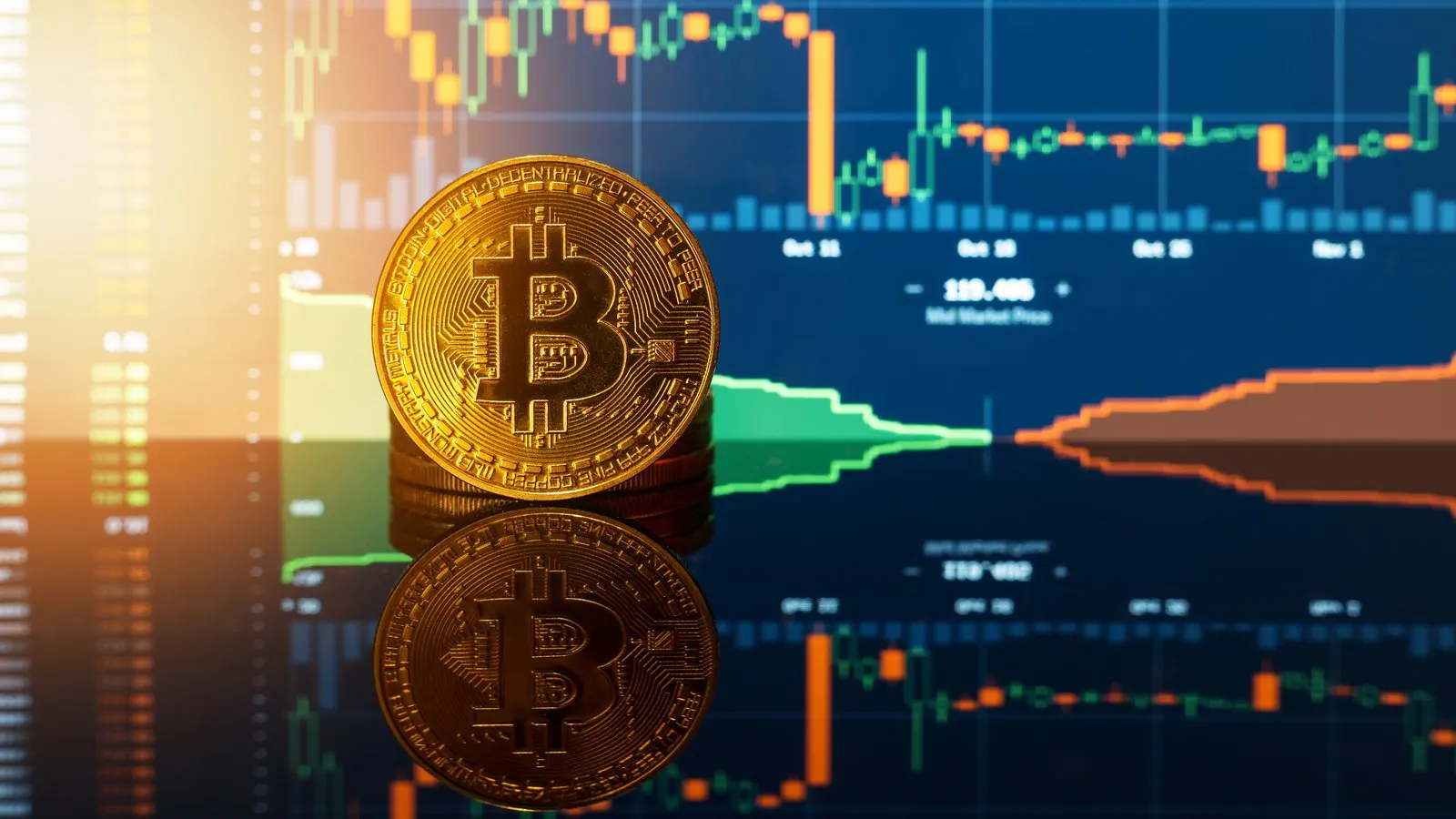 Precio de Bitcoin. Imagen: Shutterstock