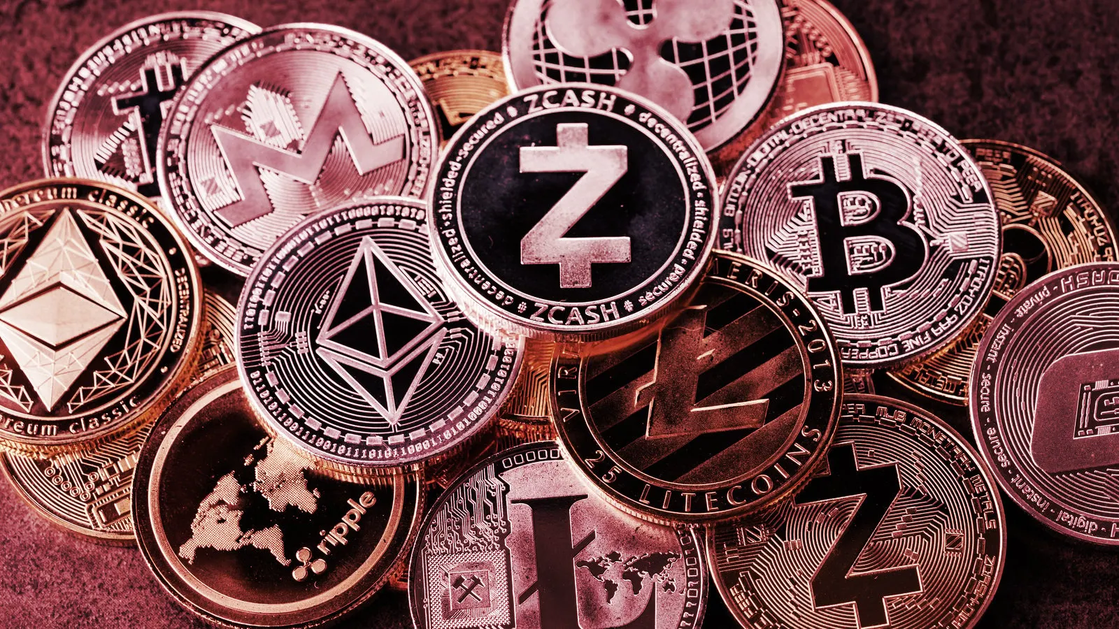 Cryptocurrencies. Image: Shutterstock