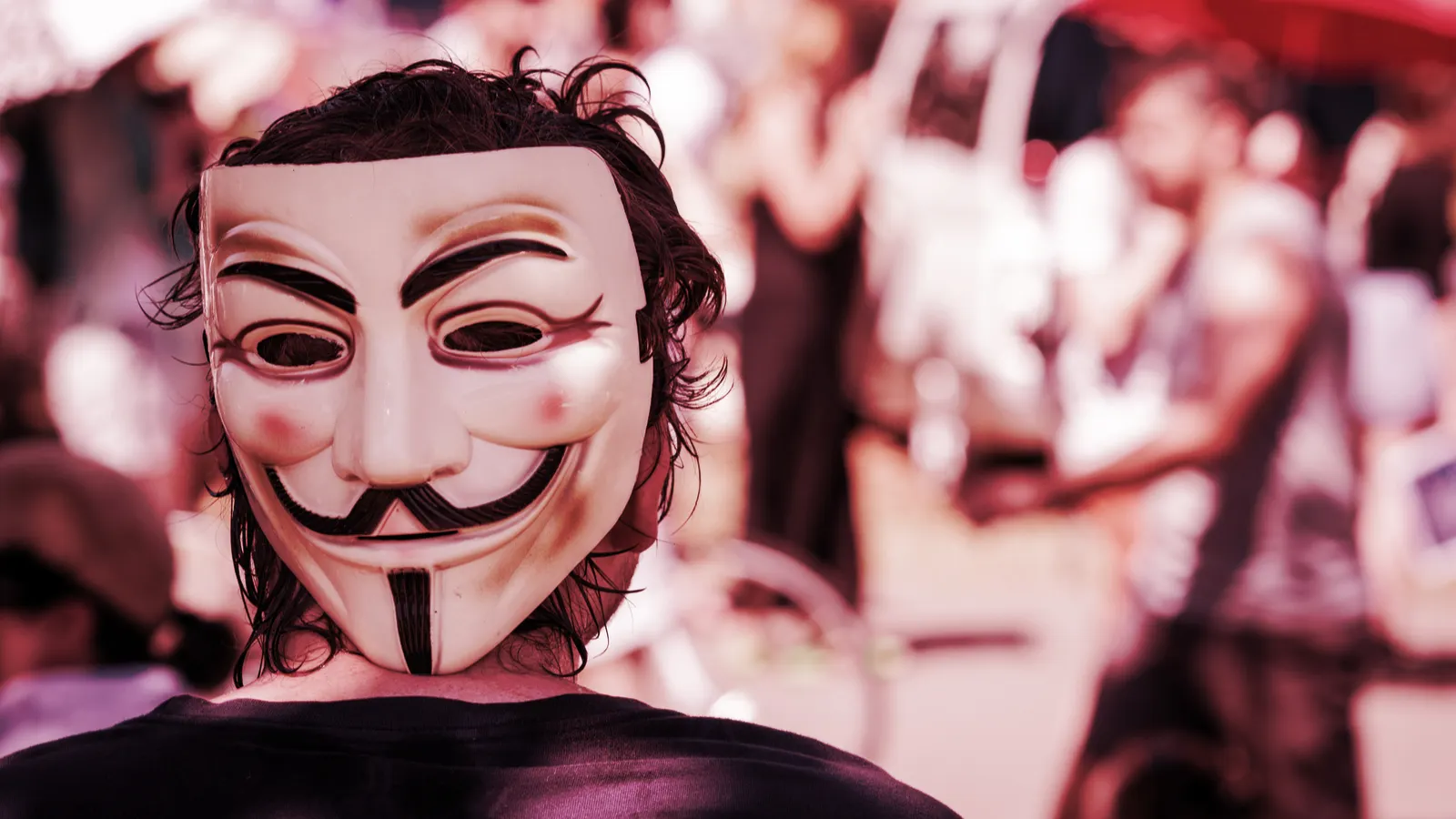 A protester takes a breath at an Occupy Wall Street protest. Image: Shutterstock