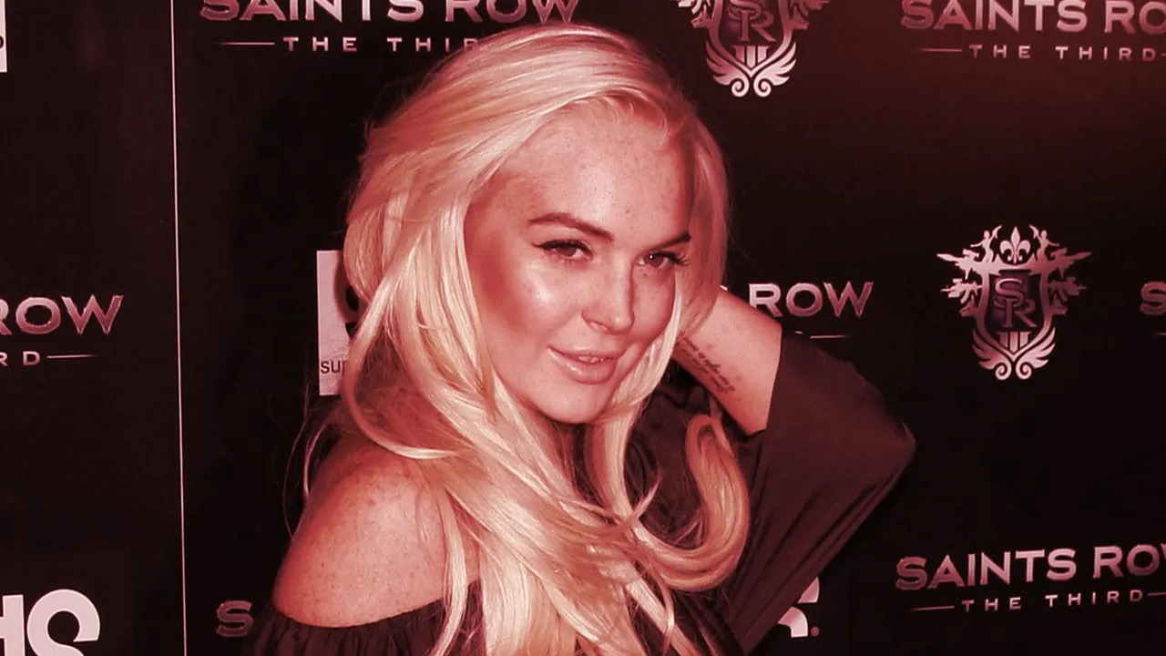 Lindsay Lohan. Imagen: Shutterstock