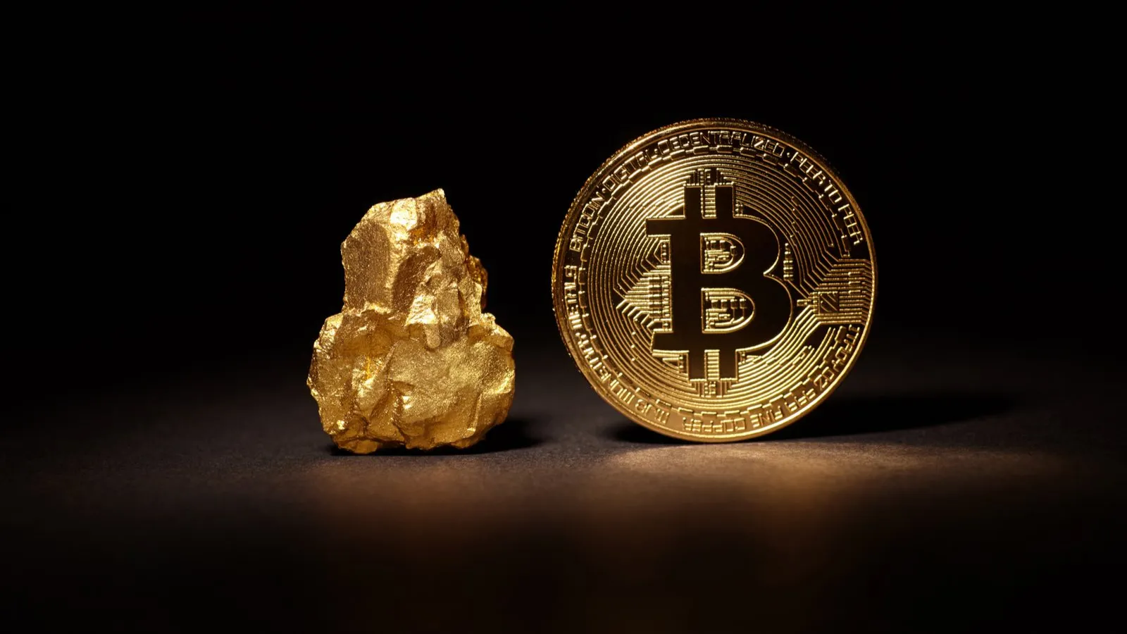 Bitcoin and gold. Image: Shutterstock