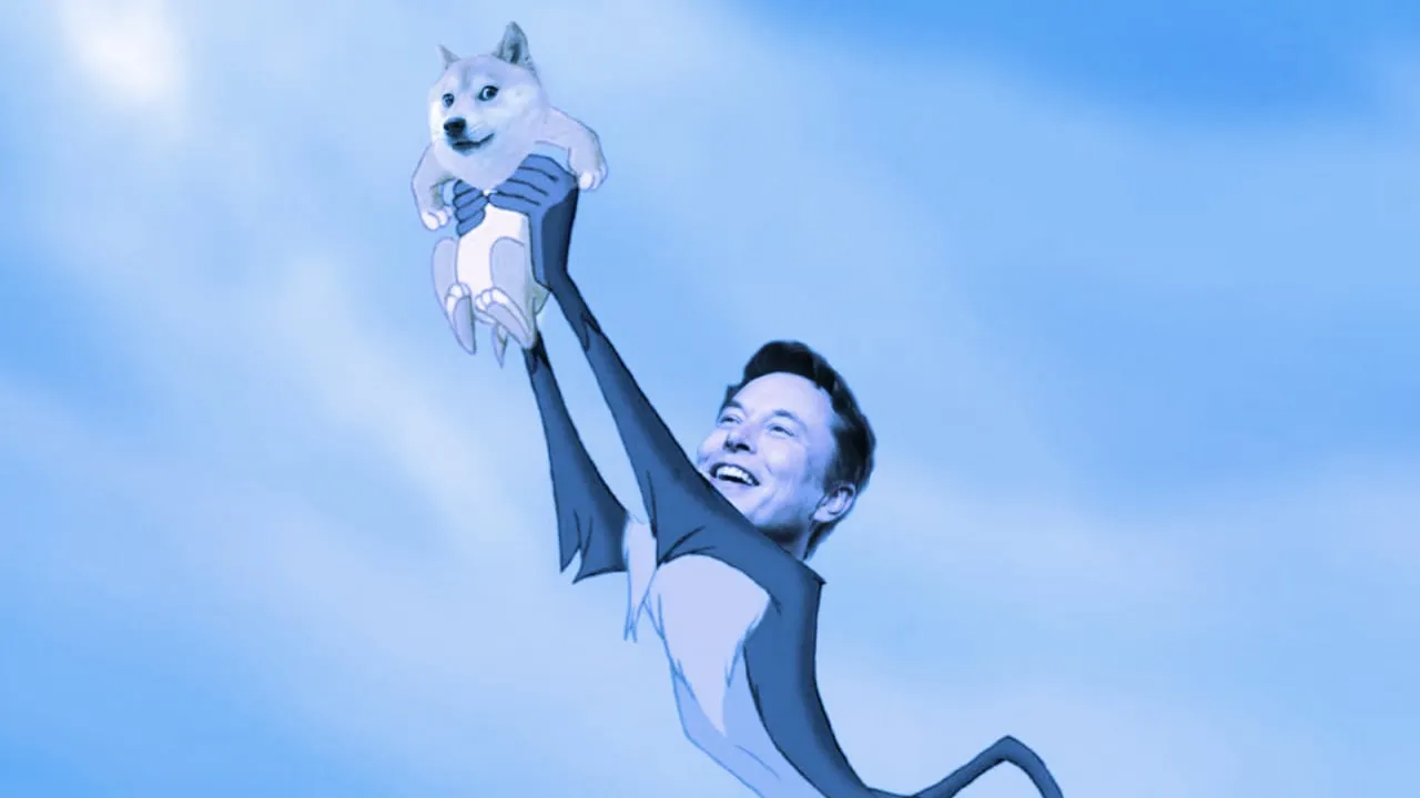 Elon Musk y Dogecoin. El círculo de la vida. Imagen: Twitter