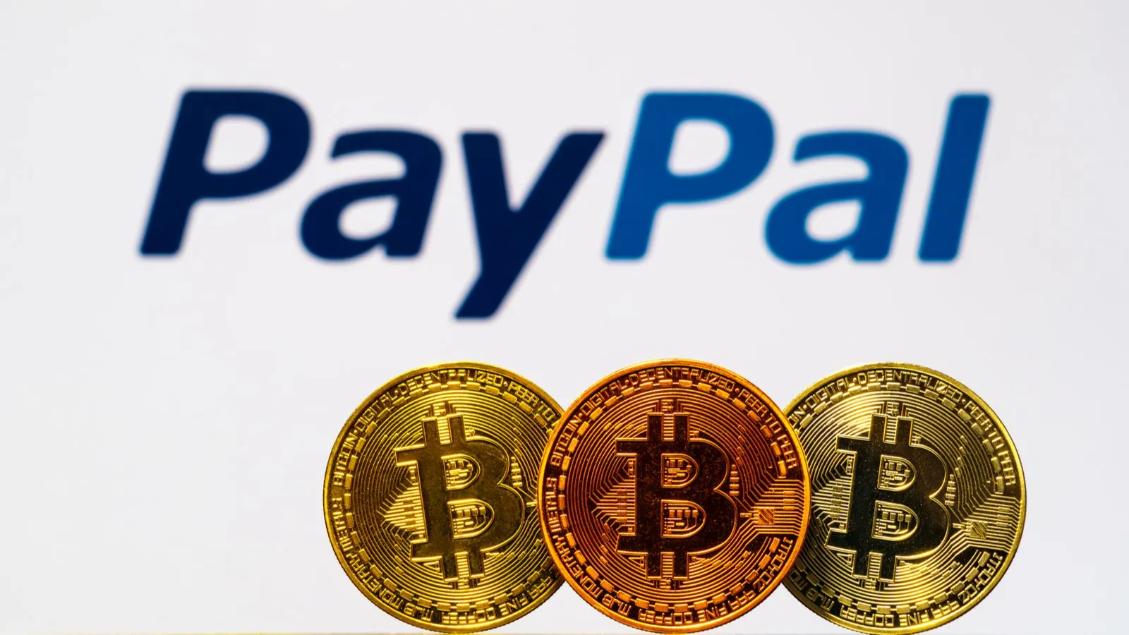 PayPal and Bitcoin. Image: Shutterstock