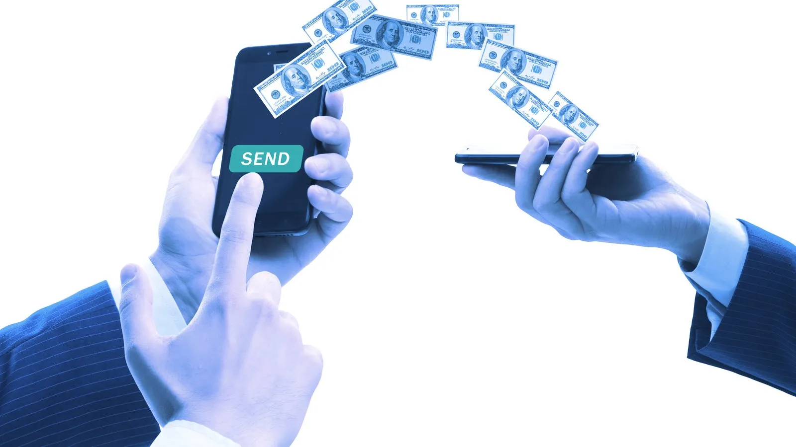 The latest product on the Celo platform is a P2P app for sending remittances cheaply. Image: Shutterstock