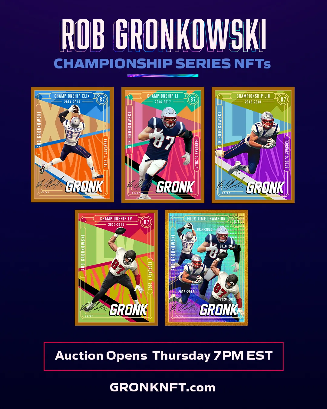 Rob Gronkowski's NFT collection.