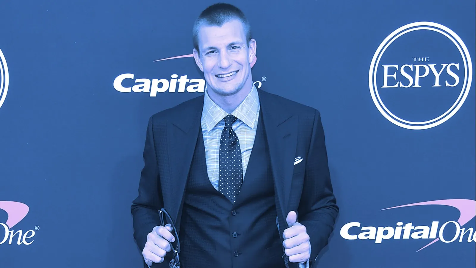 Rob Gronkowski at the Espys. Image: Shutterstock