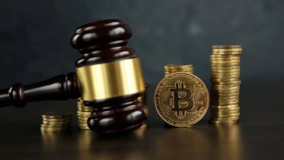 Bitcoin en los tribunales.  Imagen: Shutterstock