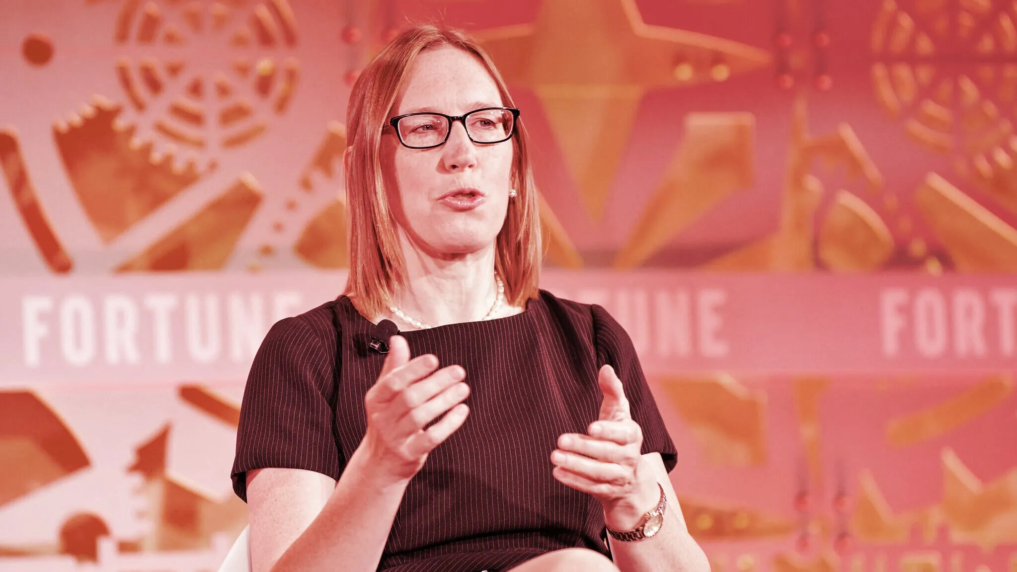 Hester Peirce at Fortune Brainstorm Tech 2019. Image: Stuart Isett for Fortune Magazine (CC BY-NC-ND 2.0)