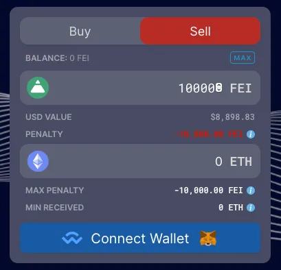 Trading Fei on an exchange