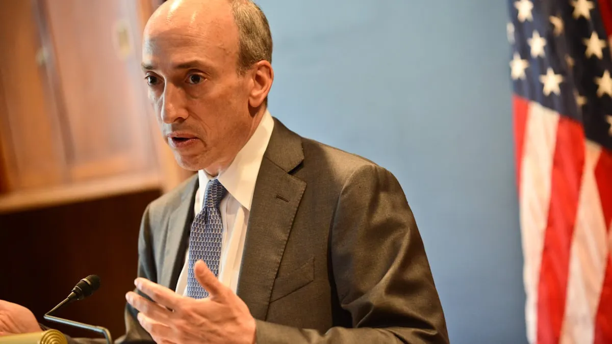 El presidente de la SEC, Gary Gensler. Imagen: Third Way Think Tank