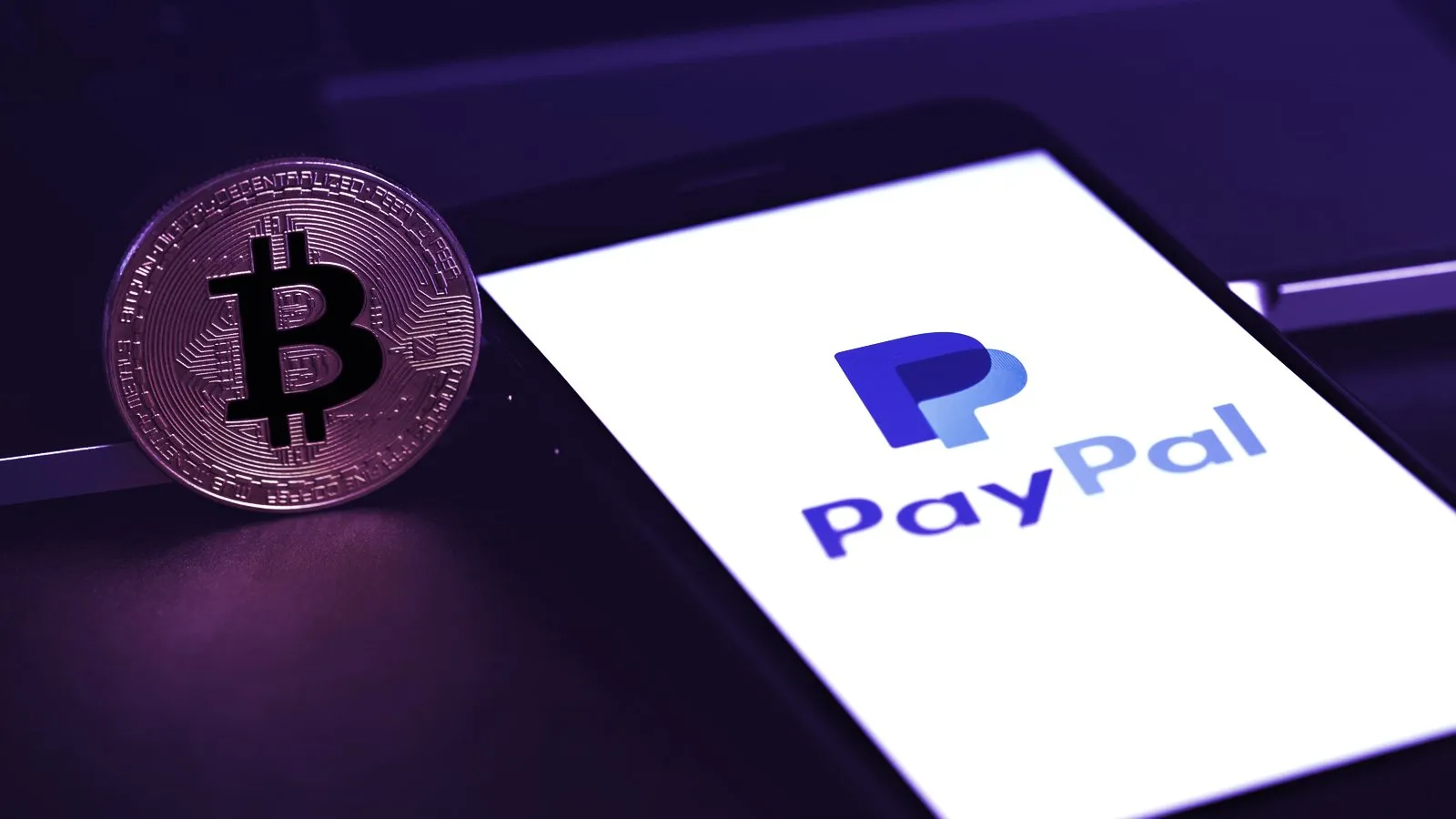 PayPal and Bitcoin. Image: Shutterstock