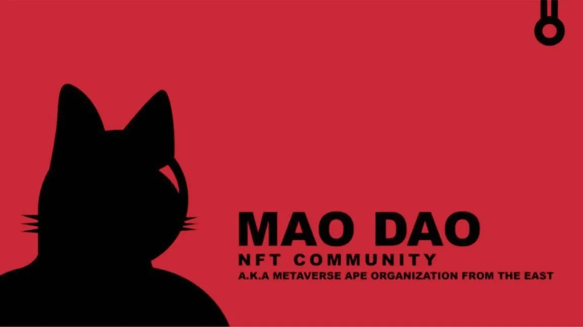 MAO DAO is a new type of DAO in China for NFT creators. (Image: @maodaonft on Twitter)