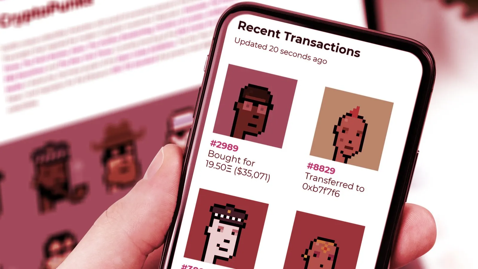 CryptoPunks. Image: Shutterstock