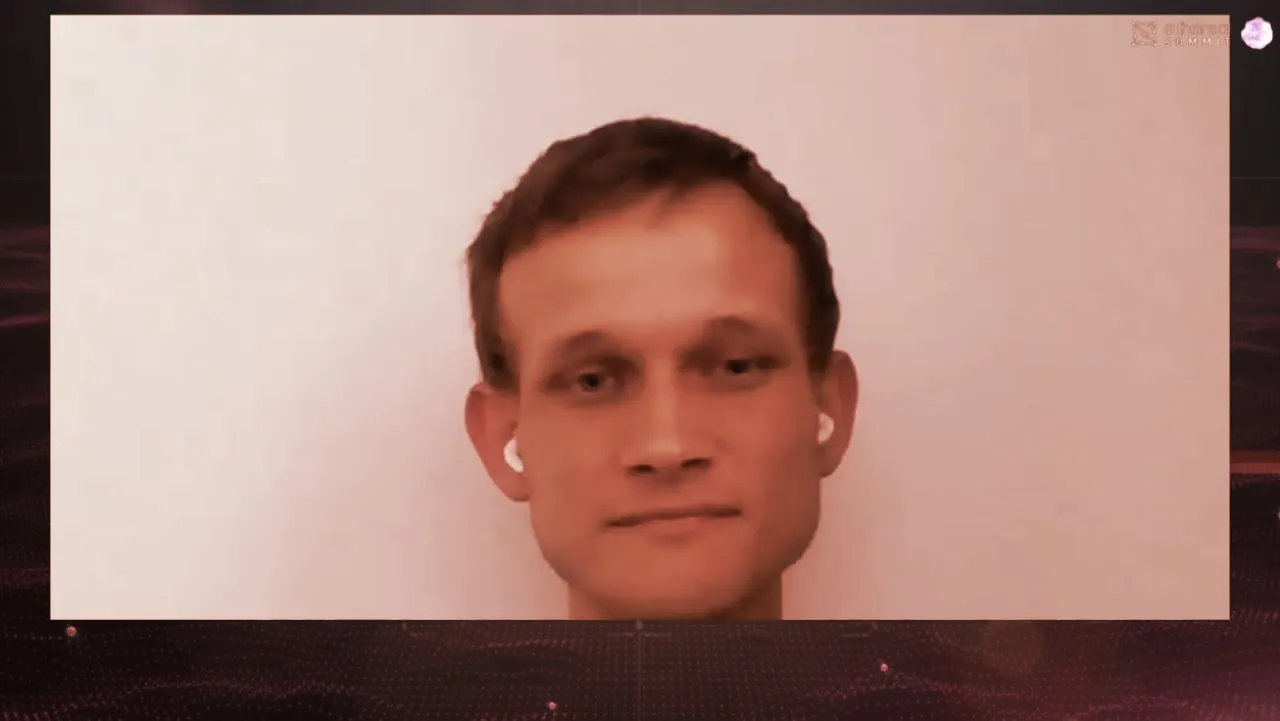 Vitalik Buterin en la Conferencia de Ethereak 2021. Imagen: Decrypt