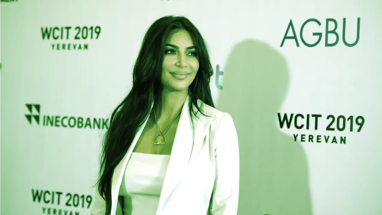 Kim Kardashian en el Congreso Mundial de Tecnologías de la Información 2019. Imagen: Shutterstock
