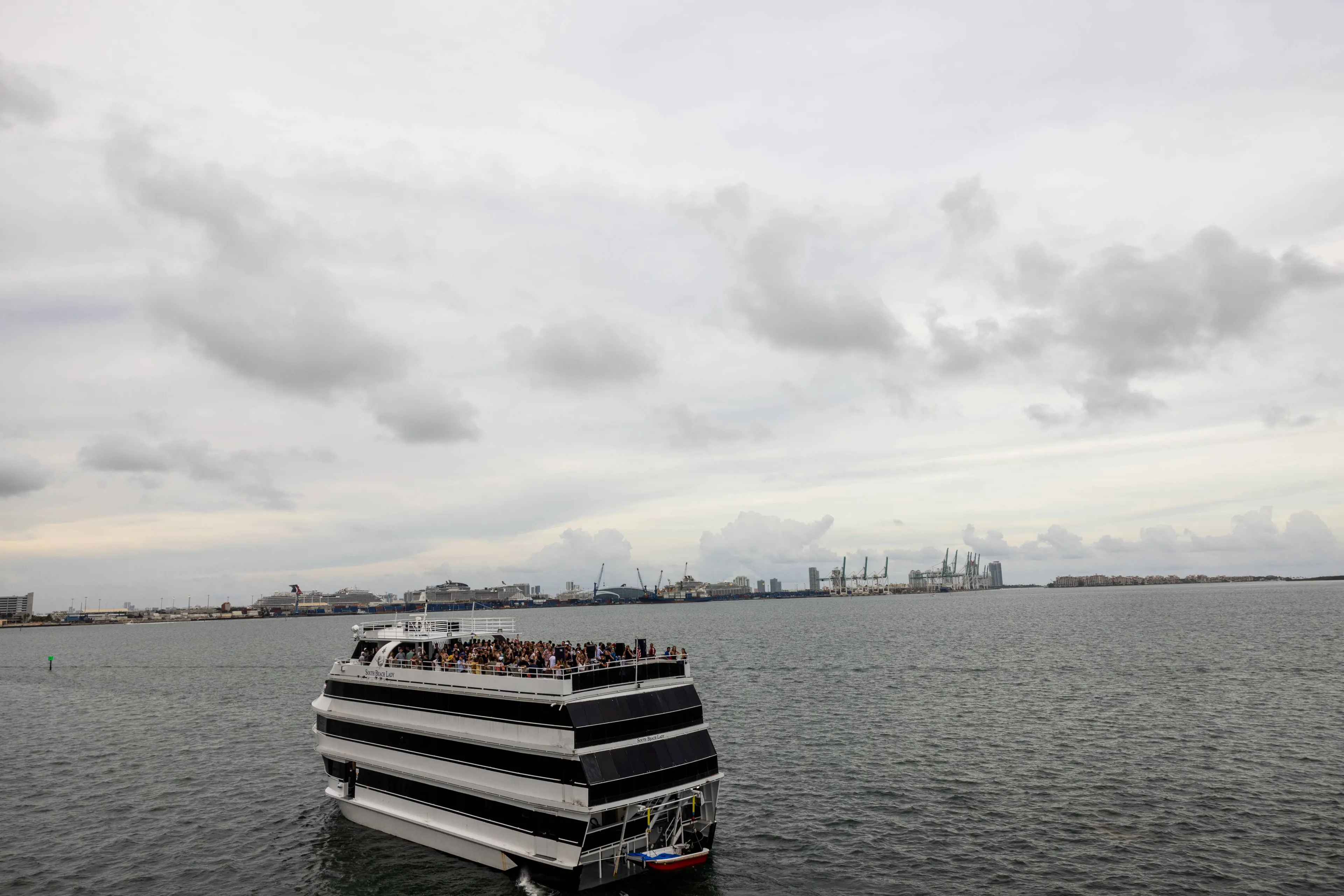 Aave yacht party aboard the South Beach Lady during Bitcoin 2021 in Miami