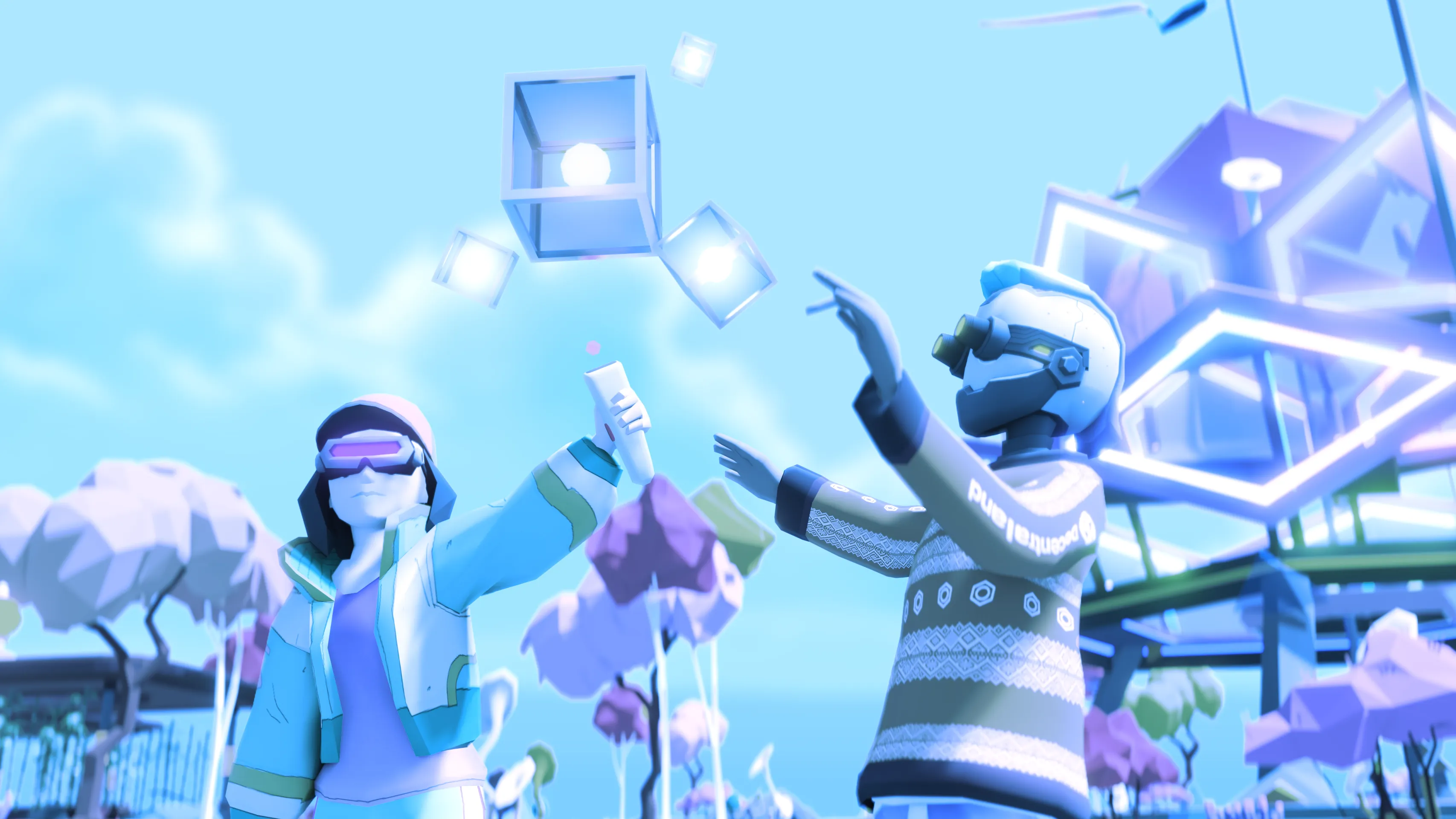 Decentraland uses Ethereum to create an online metaverse. Image: Decentraland