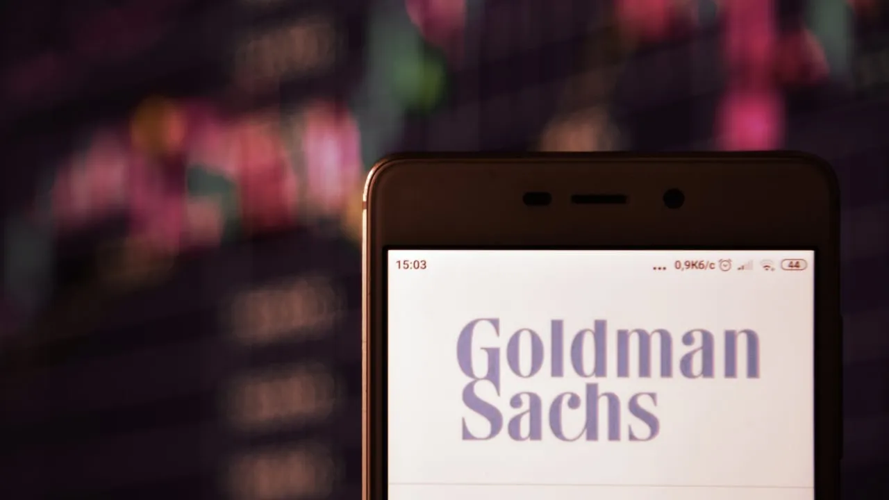 Goldman Sachs is investing more and more in crypto startups. Image: Shutterstock