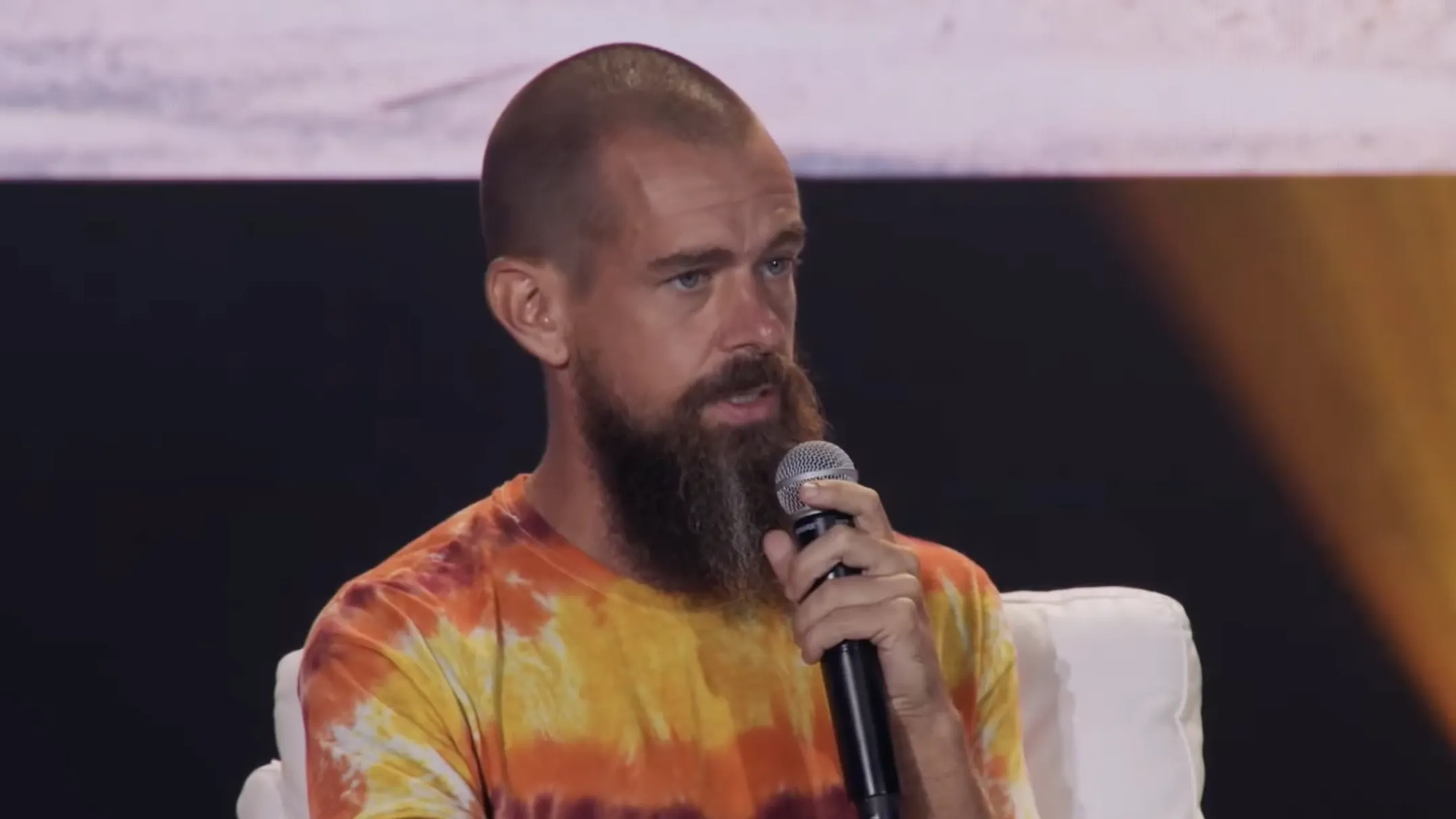 Jack Dorsey talks Bitcoin in Miami. Image: Bitcoin 2021