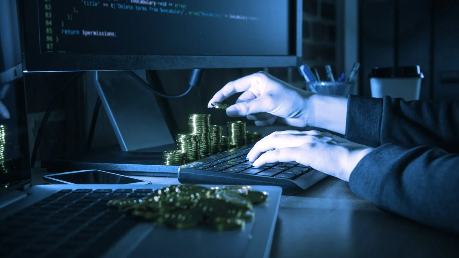 Crypto hackers. Image: Shutterstock