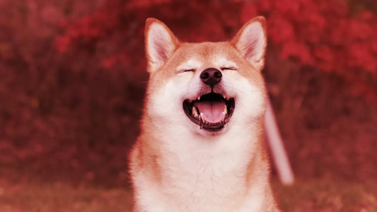 Dog-themed meme coins like Dogecoin, Shiba Inu and DOG are seeing a boost. Image: Shutterstock