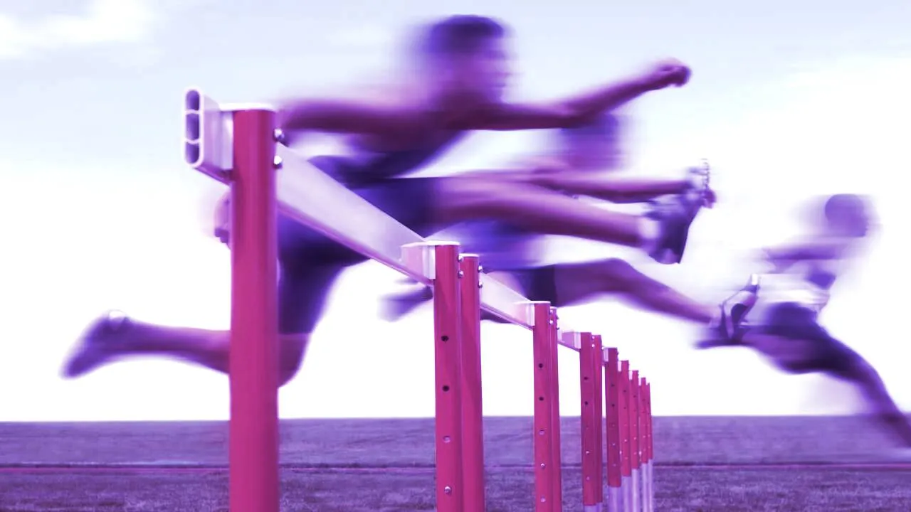 Jumping hurdles race - CLIP STUDIO ASSETS
