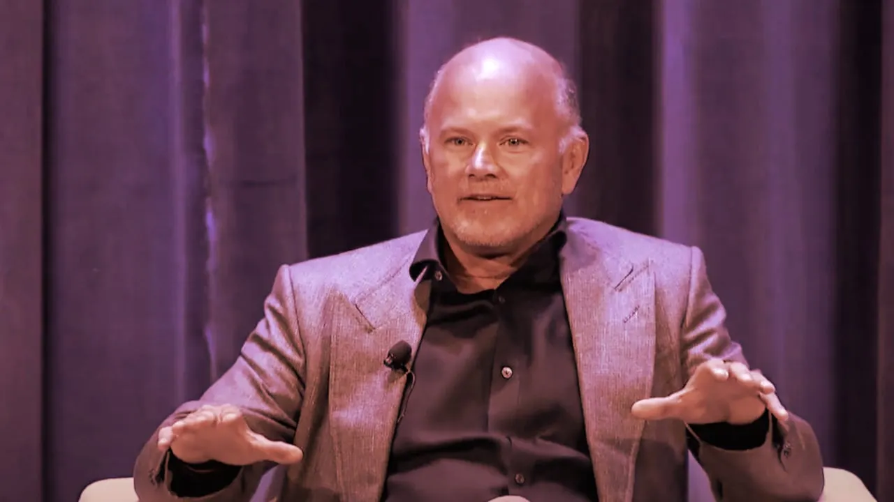 Mike Novogratz en el panel de Messari Mainnet 2021