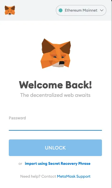 MetaMask screenshot