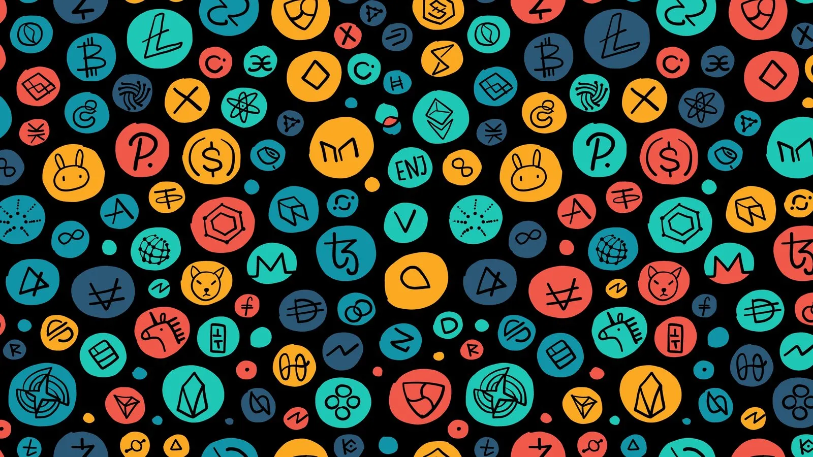 Collection of Altcoins. Image :Shutterstock