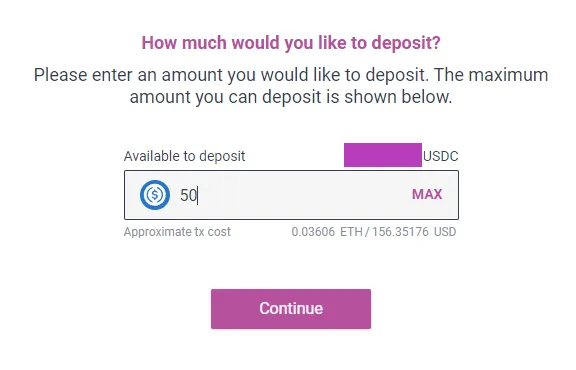 Aave deposit fees