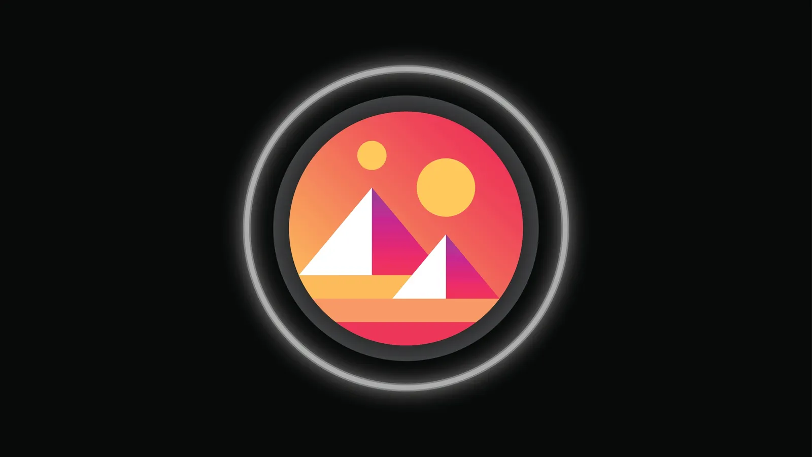 Logo de Decentraland.