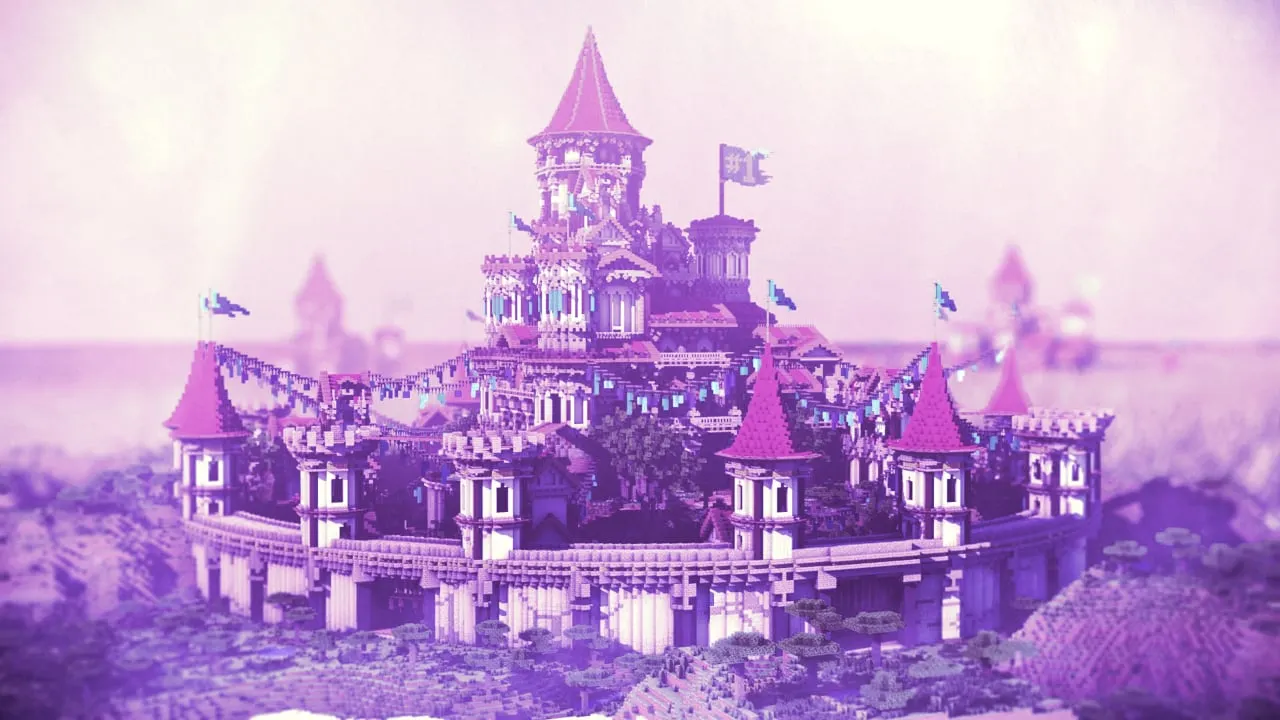 NFT Worlds is a crypto game built on third-party Minecraft servers. Image: NFT Worlds