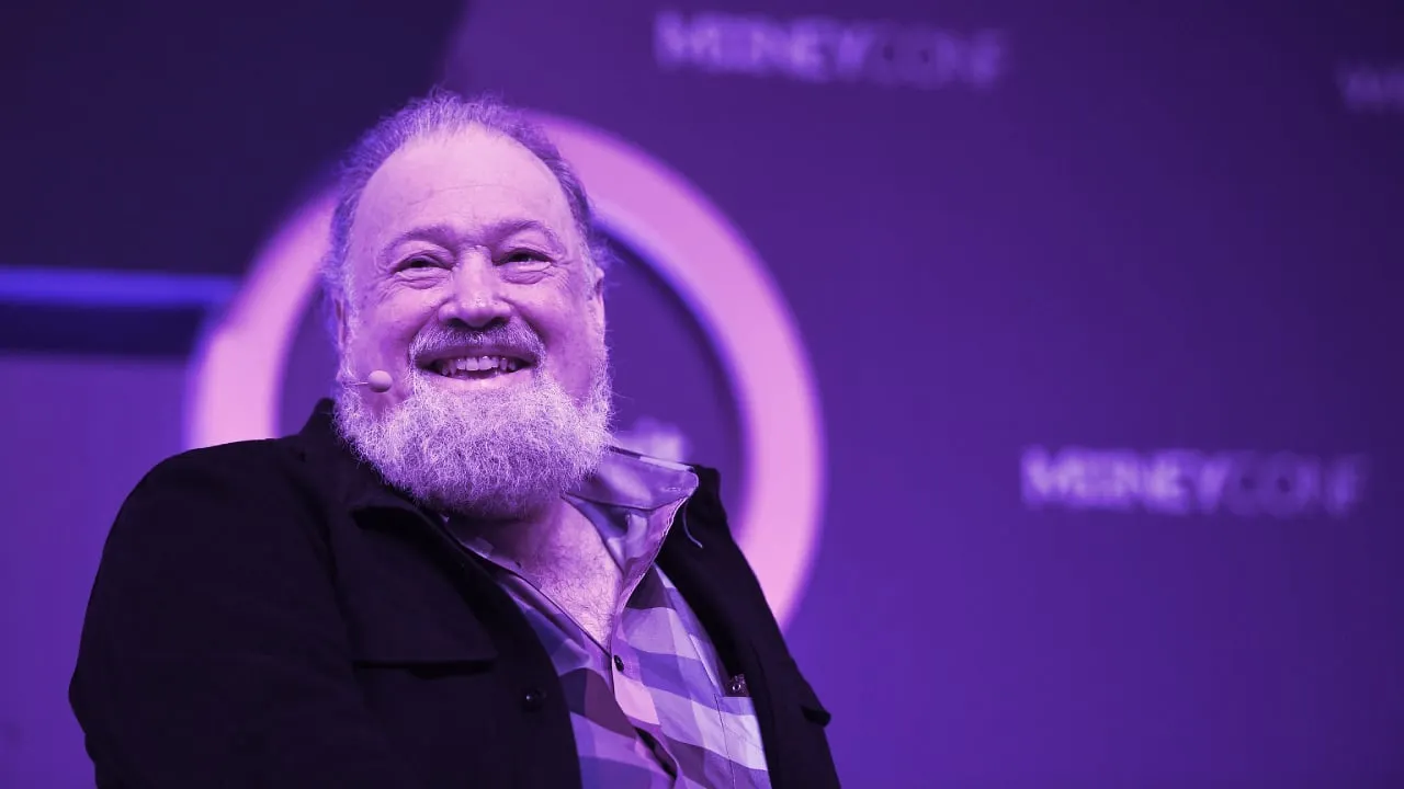 David Chaum. Image: Harry Murphy/Web Summit via Sportsfile