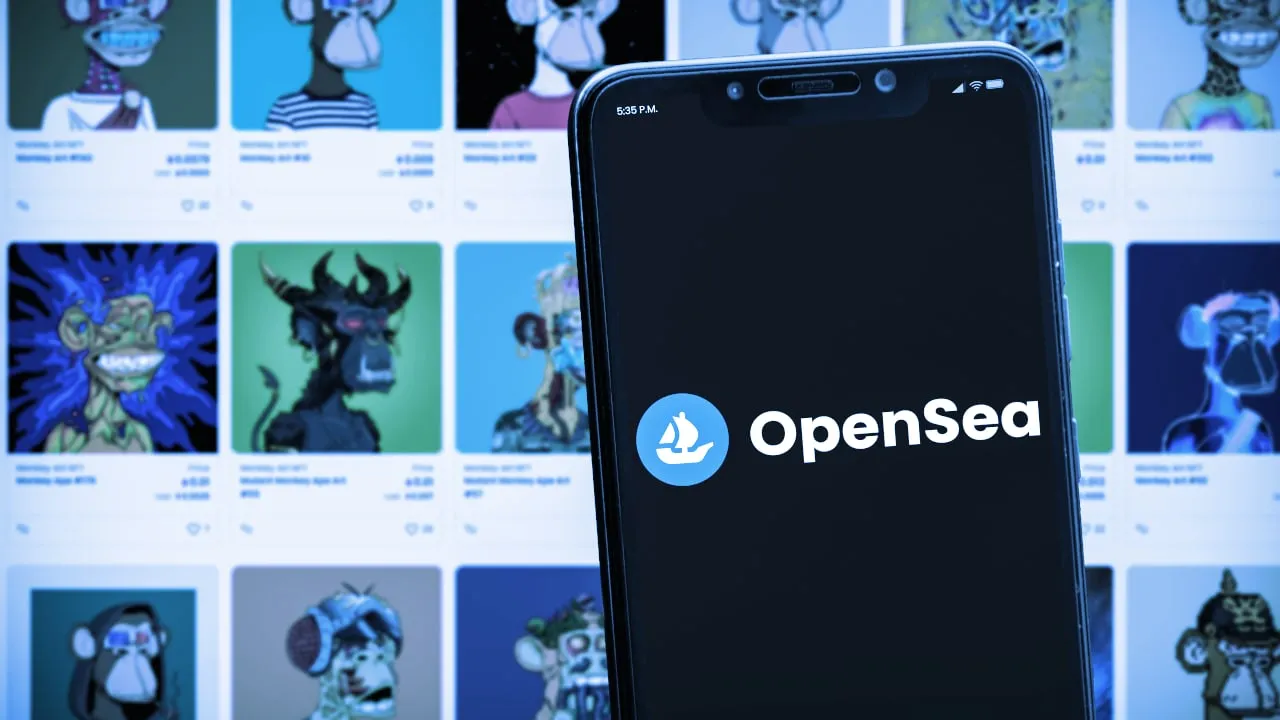 OpenSea is a leading Ethereum NFT marketplace. Image: Shutterstock