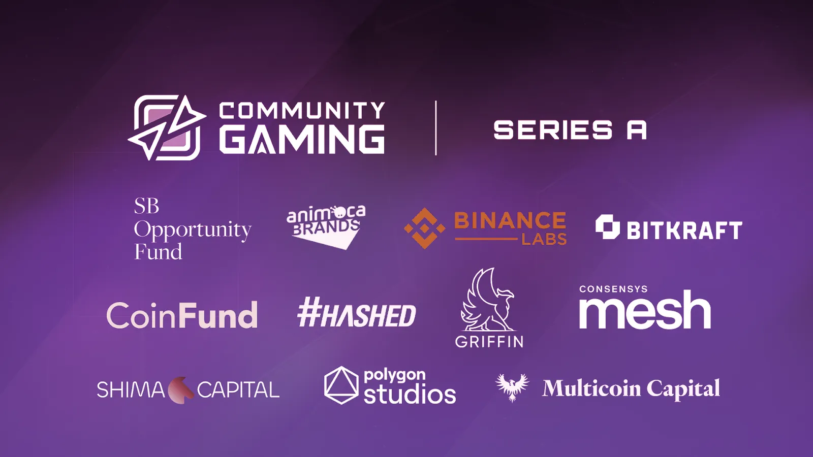 Community Gaming Series A investors. Image: CG