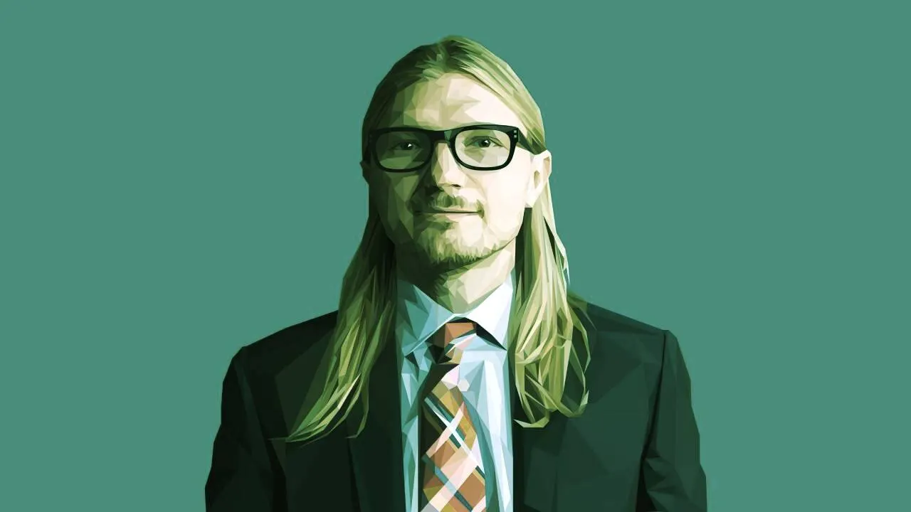 Kraken CEO Jesse Powell. (gm podcast art by Grant Kempster)