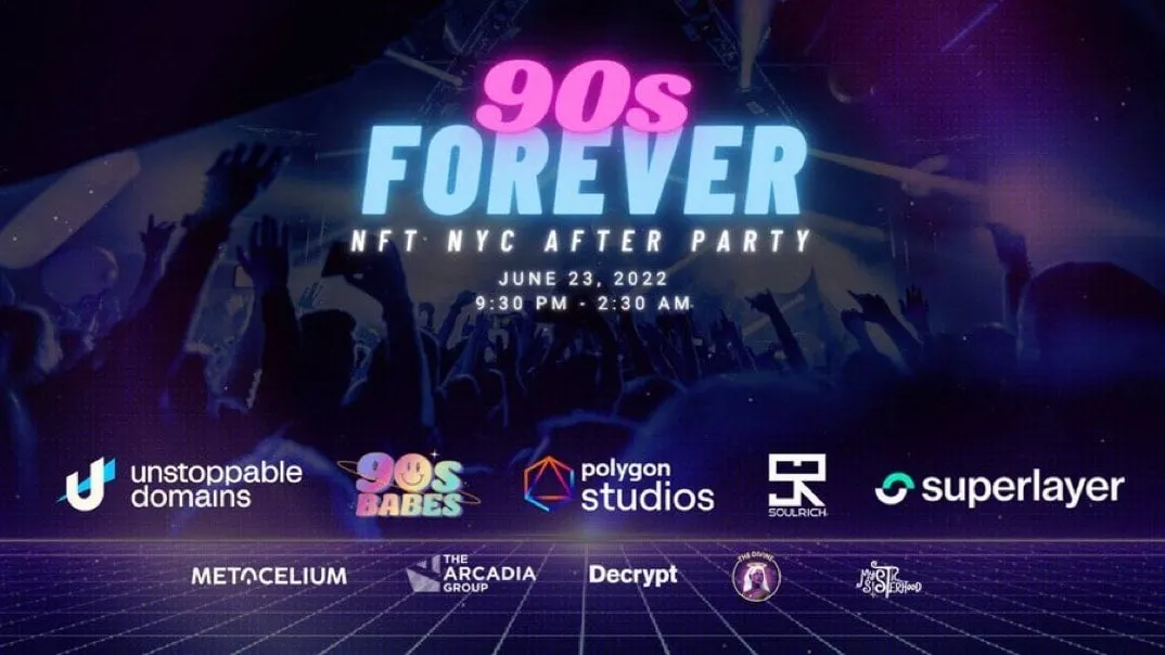 90s babes nft party