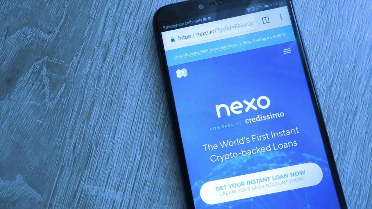 Nexo is a cryptocurrency lending platform. Image: Shutterstock.
