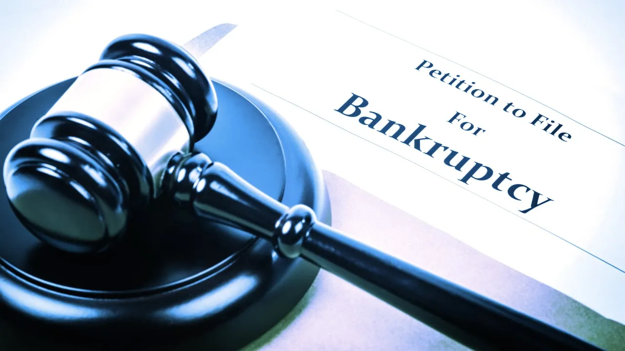 Another firm files for bankruptcy. Image: Shutterstock