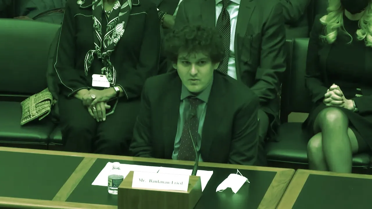 FTX CEO and Alameda Research founder Sam Bankman-Fried testifying before Congress. Image: YouTube