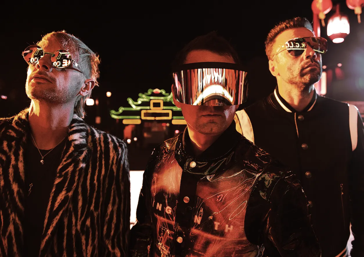 Muse is a rock band from Devon, England. Image: Warner Records/Jeff Forney.