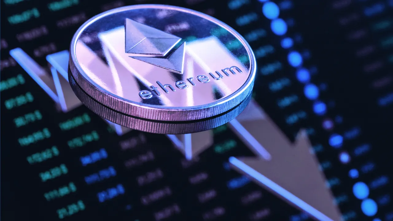 La cotización de Ethereum ha bajado. Imagen: Shutterstock