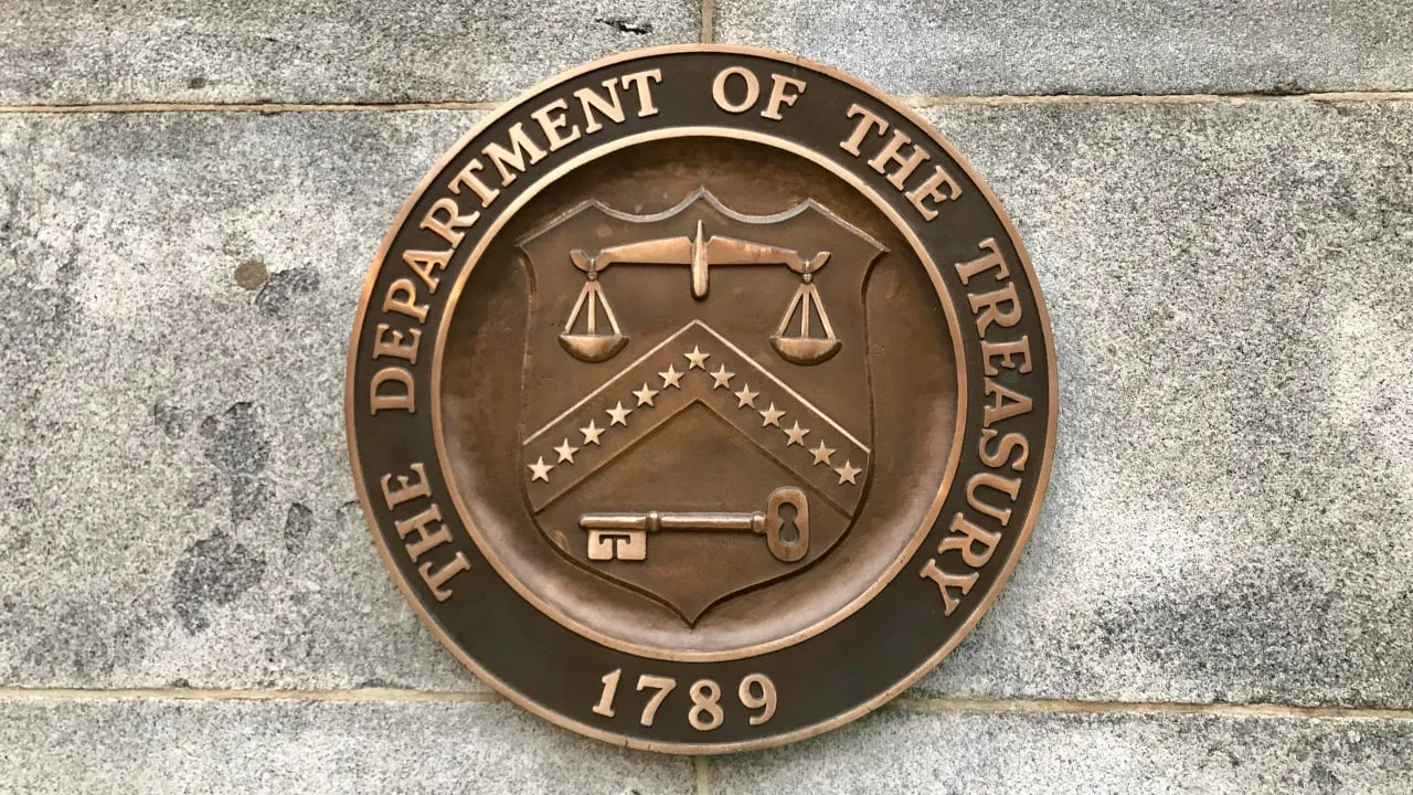 U.S. Treasury Department. Image: Shutterstock