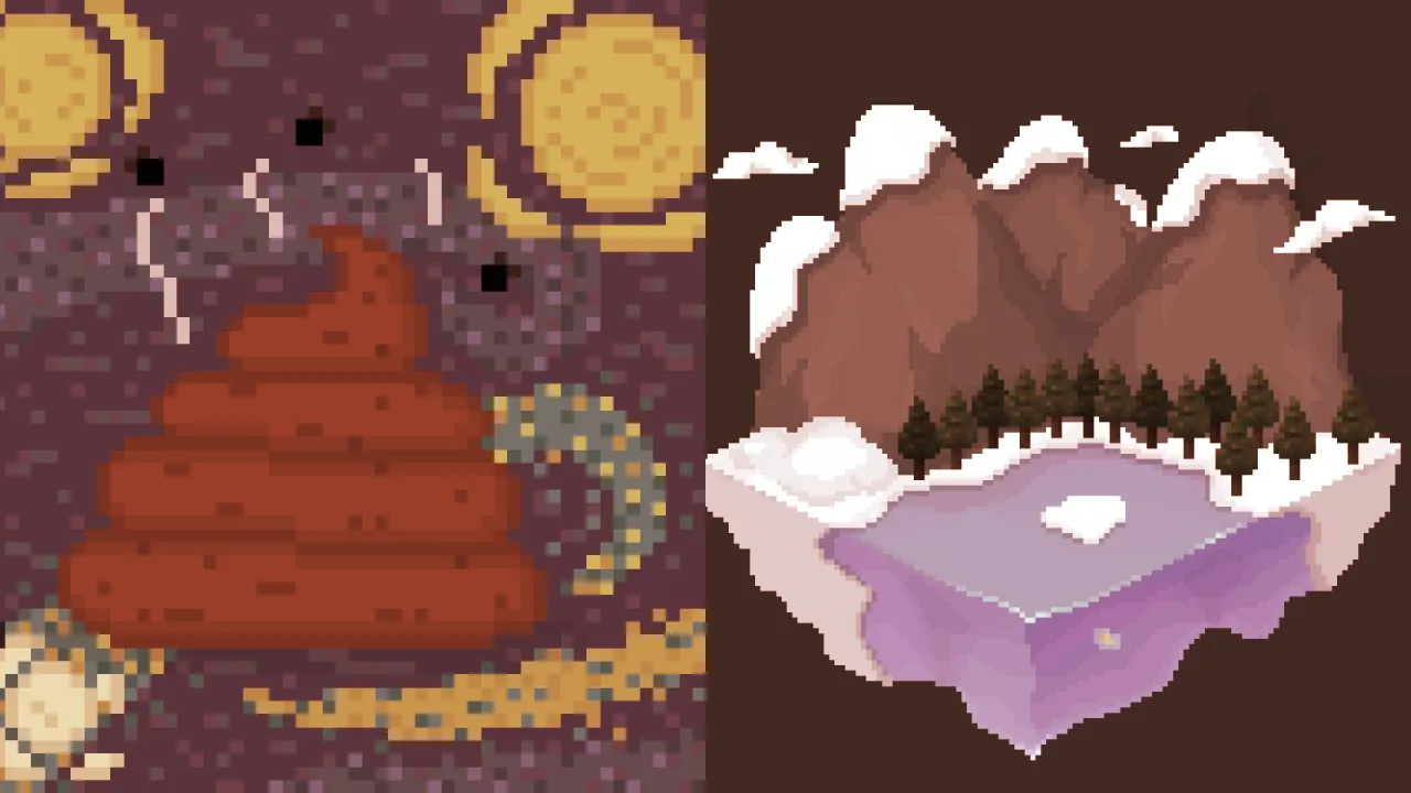 Image: The "Smol Turds" and "Smol Lands" on OpenSea.