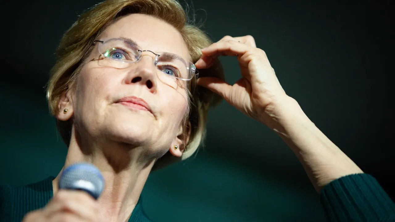 Elizabeth Warren. Image: Shutterstock