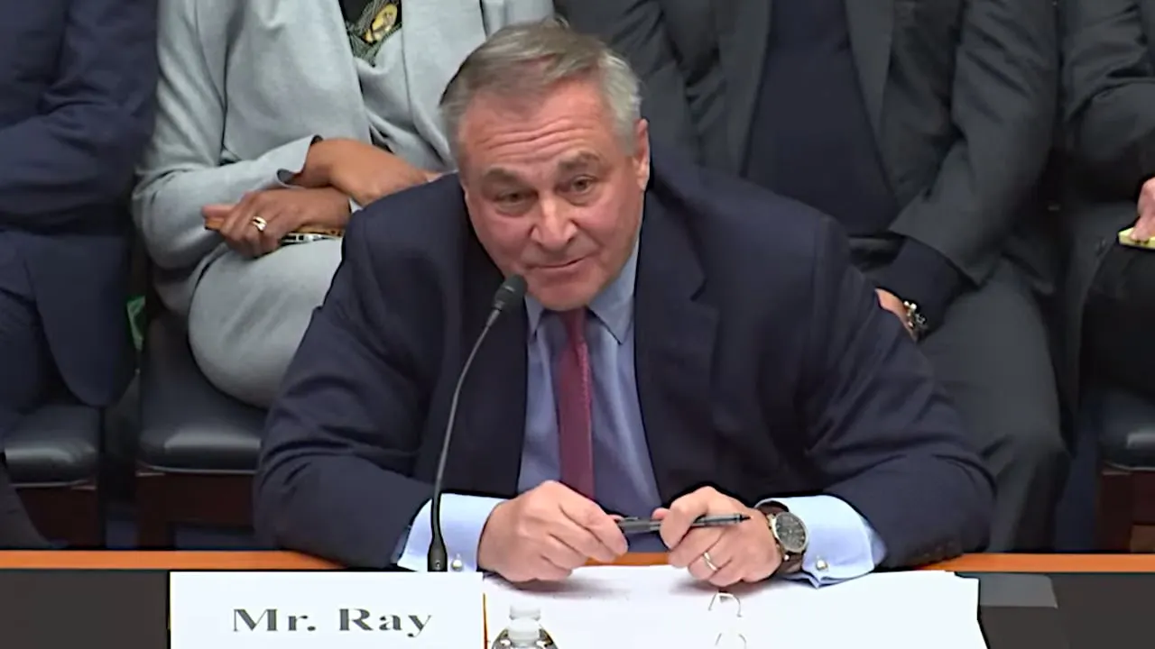 John J Ray III, the newly appointed CEO of FTX, oversaw the liquidation of Enron. Image: House Financial Services Committee